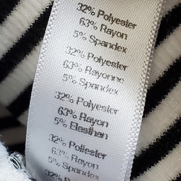 Puella tutle neck sleeveless knitted top, stripes, medium size - Picture 7 of 7